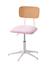 Chaise de bureau métal et bois LIGNE SCHOOL gris+rose 6 - vertbaudet enfant 