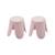 Lot de 2 tabourets empilables enfant polypropylène et bouclette texturée - niki kids Beige+Moutarde+Noir+Rose pâle+Terracotta+Vert céladon 20 - vertbaudet enfant 