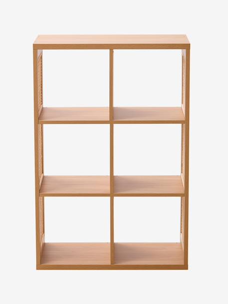 Meuble à cases 6 cases cannage bois 3 - vertbaudet enfant 