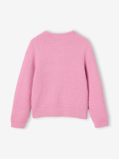 Gilet fille boutonné lilas 2 - vertbaudet enfant 