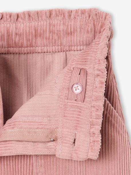 Jupe fille camel+marine+mauve 12 - vertbaudet enfant 