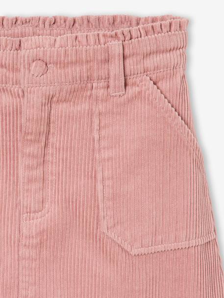Jupe fille camel+marine+mauve 11 - vertbaudet enfant 