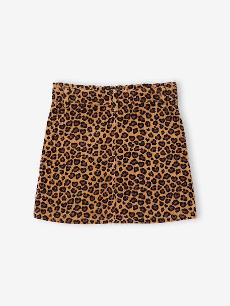Jupe fille camel+marine+mauve 2 - vertbaudet enfant 
