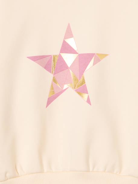 Sweat fille manches longues vanille 3 - vertbaudet enfant 