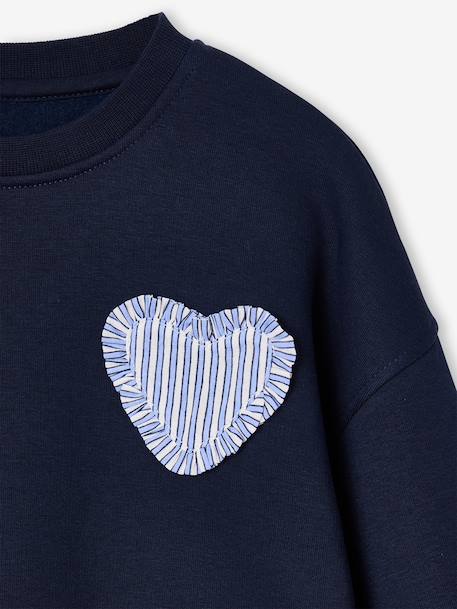 Sweat fille marine 3 - vertbaudet enfant 