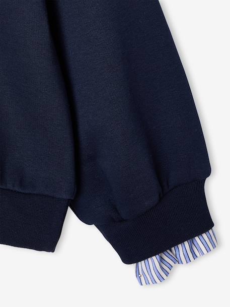 Sweat fille marine 4 - vertbaudet enfant 