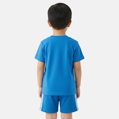 Pack de 2 t-shirts et short garçon Bleu 6 - vertbaudet enfant 