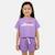 Pack de 2 t-shirts et short fille Violet 4 - vertbaudet enfant 