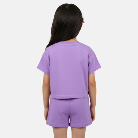 Pack de 2 t-shirts et short fille Violet 5 - vertbaudet enfant 