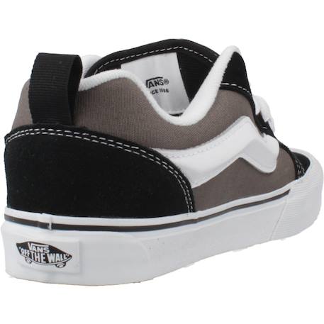 Baskets enfant garçon en cuir Noir 3 - vertbaudet enfant 