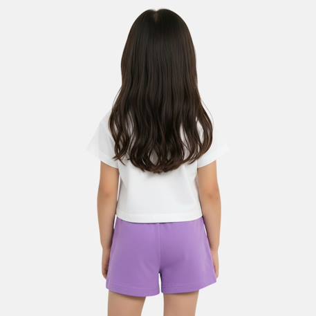 Pack de 2 t-shirts et short fille Violet 6 - vertbaudet enfant 
