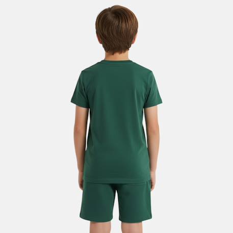 Pack de 2 t-shirts et short garçon Vert 5 - vertbaudet enfant 