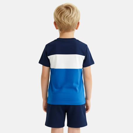 T-shirt manches courtes garçon et short Marine 3 - vertbaudet enfant 