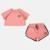T-shirt avec logo et short fille Rose 4 - vertbaudet enfant 