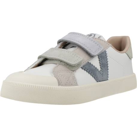 Basket enfant cuir enfant cuir oliver barefoot Bleu azul+Rose 4 - vertbaudet enfant 