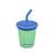 Gobelet en inox 296 ml avec couvercle à paille Bleu+Multi-coloured+Violet 5 - vertbaudet enfant 