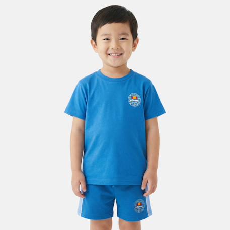Pack de 2 t-shirts et short garçon Bleu 4 - vertbaudet enfant 