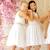 Robe demoiselle d'honneur  en tulle   hepburn Blanc cassé or 6 - vertbaudet enfant 