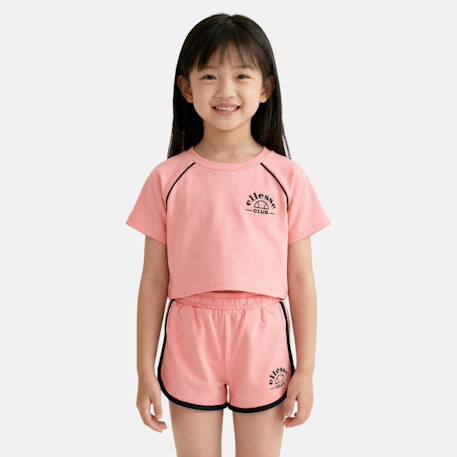 Fille-T-shirt avec logo et short fille