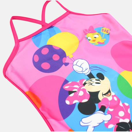 Maillot de bain une pièce fille imprimé minnie Rose 5 - vertbaudet enfant 