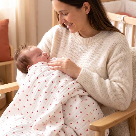 Maxi lange en gaze de coton lovio Bleu+Rouge 6 - vertbaudet enfant 