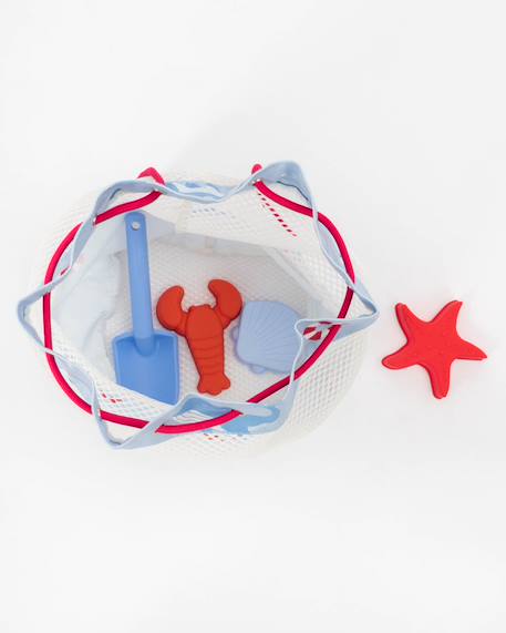 Sac de plage enfant avec filet anti sable Bleu+Rose+Rouge+Violet 6 - vertbaudet enfant 
