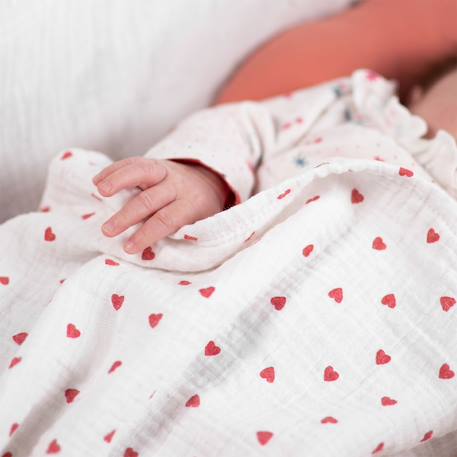 Maxi lange en gaze de coton lovio Bleu+Rouge 8 - vertbaudet enfant 