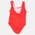 Maillot enfant une pièce rouge motif personnage minnie Rouge 5 - vertbaudet enfant 