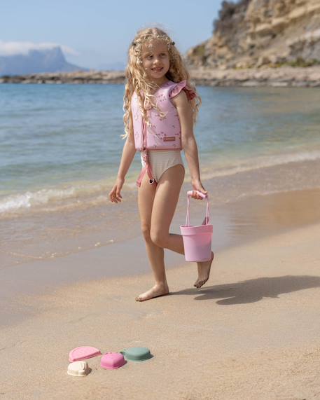 Set de jeux de plage avec accessoires Bleu+Rose 9 - vertbaudet enfant 