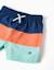 Short de bain avec bloc de couleurs et cordon de serrage Bleu foncé 4 - vertbaudet enfant 