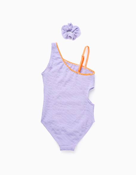 Maillot de bain avec découpe + chouchou Lila 3 - vertbaudet enfant 
