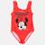 Maillot enfant une pièce rouge motif personnage minnie Rouge 4 - vertbaudet enfant 