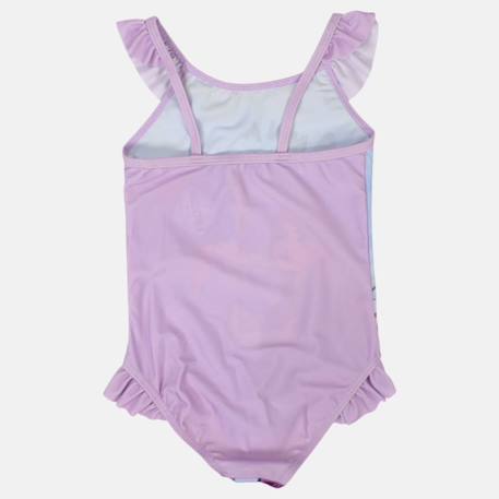 Maillot de bain bretelles asymétriques fille la reine des neiges Mauve 6 - vertbaudet enfant 