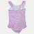 Maillot de bain bretelles asymétriques fille la reine des neiges Mauve 6 - vertbaudet enfant 