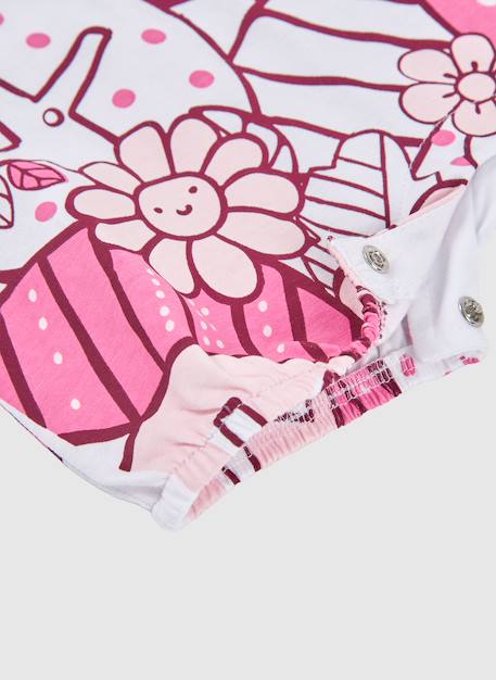 Grenouillère en coton  pour bébé Blanc 4 - vertbaudet enfant 