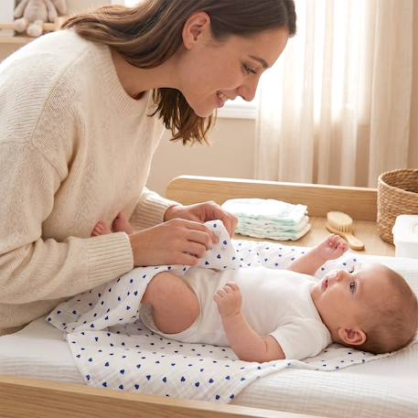 Maxi lange en gaze de coton lovio Bleu+Rouge 3 - vertbaudet enfant 