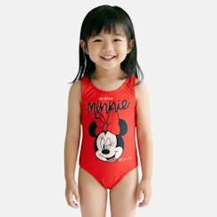 -Maillot enfant une pièce rouge motif personnage minnie