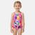 Maillot de bain une pièce fille imprimé minnie Rose 1 - vertbaudet enfant 