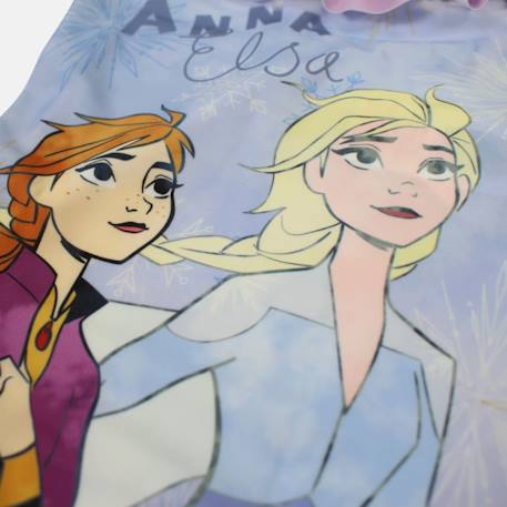 Maillot de bain bretelles asymétriques fille la reine des neiges Mauve 5 - vertbaudet enfant 