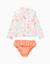Ensemble de bain avec protection uv 40+ et motif plage Blanc 2 - vertbaudet enfant 