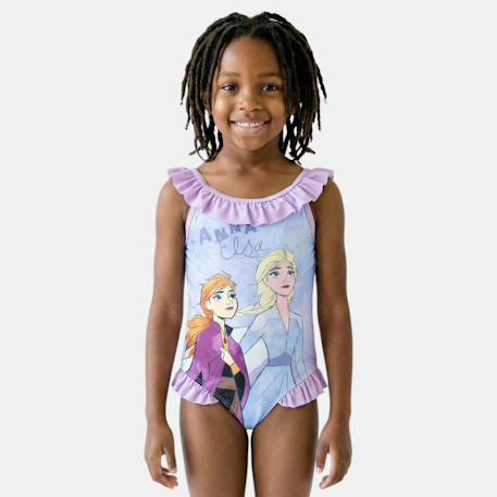 Fille-Maillot de bain-Maillot de bain bretelles asymétriques fille la reine des neiges