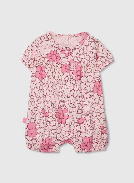 Bébé-Pyjama bébé imprimé fleurs coton