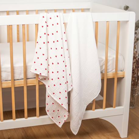 Maxi lange en gaze de coton lovio Bleu+Rouge 7 - vertbaudet enfant 