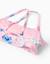 Maillot de bain 2 pièces avec motif stitch et volants Rose clair 4 - vertbaudet enfant 
