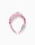 Serre-tête avec motif stitch et fleurs Rose clair 2 - vertbaudet enfant 