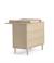 Chambre bébé 3 pièces , lit bébé 120x60, commode à langer 3 tiroirs , armoire 3 portes et 1 niche - décor bois hêtre cendré - opaline Beige 5 - vertbaudet enfant 