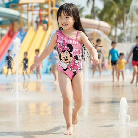 Maillot de bain enfant imprimé minnie Fushia+Rose 2 - vertbaudet enfant 