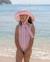 Chapeau enfant en coton protection soleil Rose+Violet 9 - vertbaudet enfant 