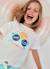 T-shirt en coton  fille Blanc 1 - vertbaudet enfant 