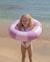 Gonflable pour enfants donut pvc double valve Multicolore+Rose+Rose à carreaux+Rose foncé+Rouge 21 - vertbaudet enfant 